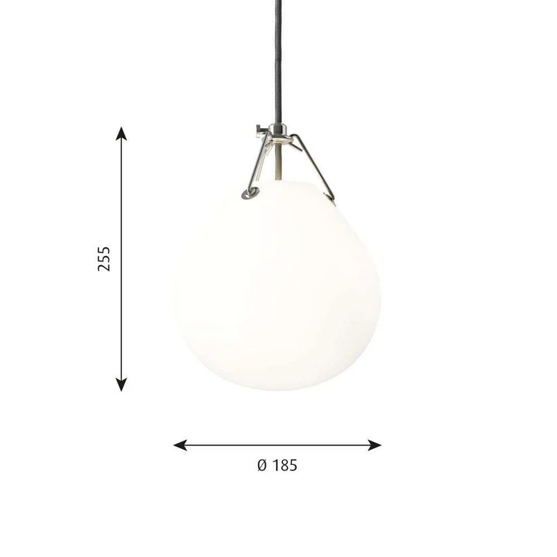 Moser Lampada a Sospensione Ø185 Matt White/Opal - Louis Poulsen | Acquista online