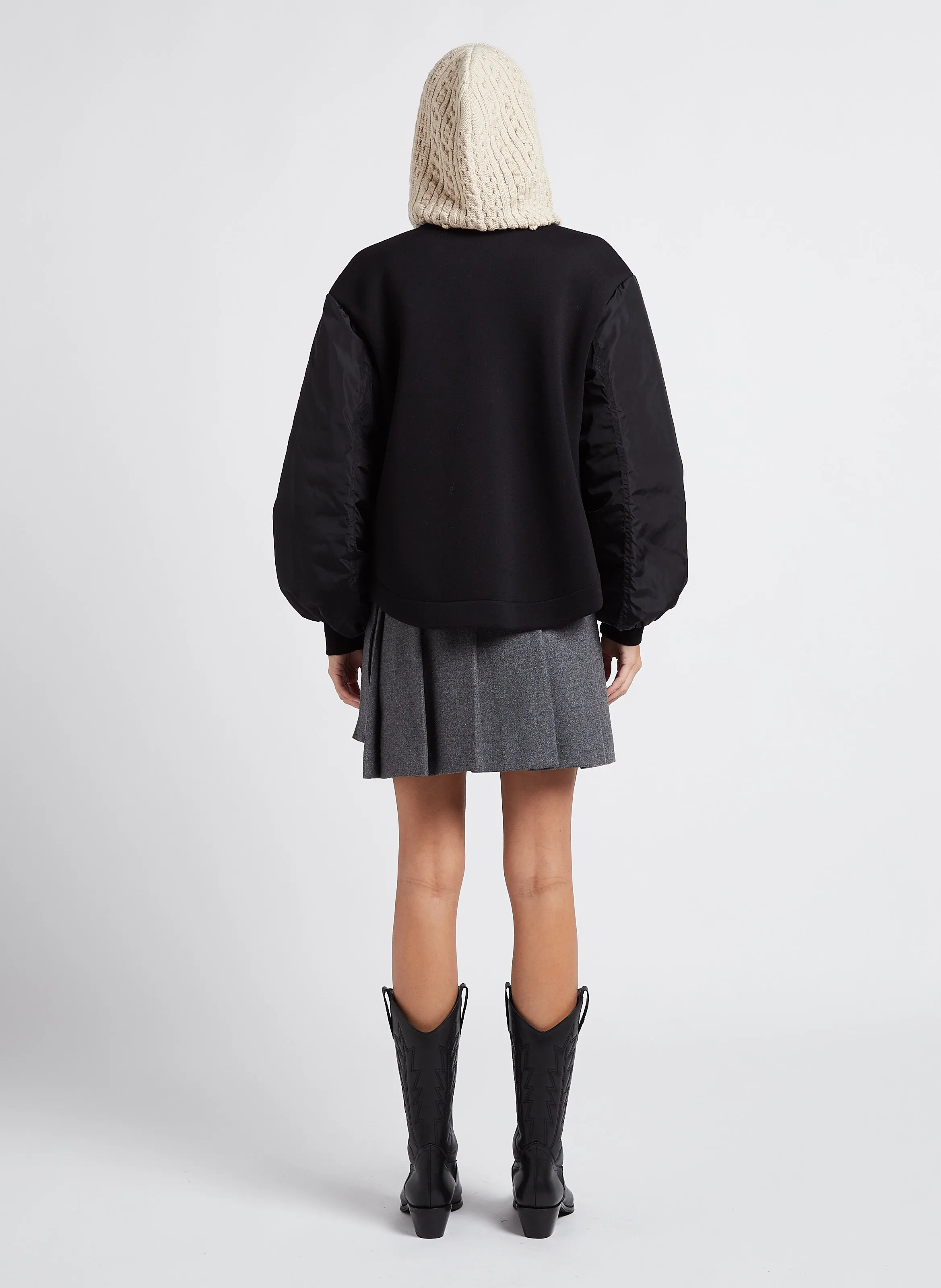  MOSS COPENHAGEN   RACHELLE - Maglione scollo a V in filato misto | Verde