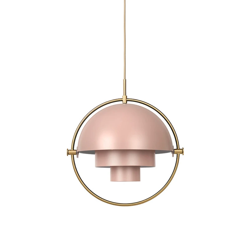Multi-Lite Lampada a Sospensione Ø36 Ottone/Pink Dust - GUBI | Acquista online