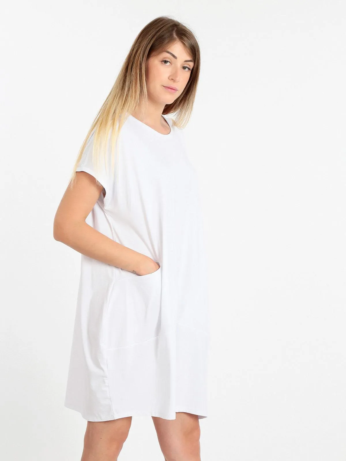 My Style Robe femme oversize avec poches