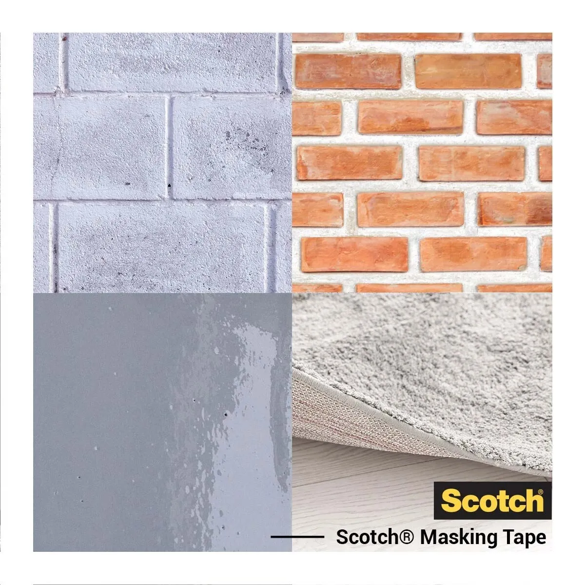 Nastro per mascheratura per superfici ruvide Scotch® 36 mm x 41 m