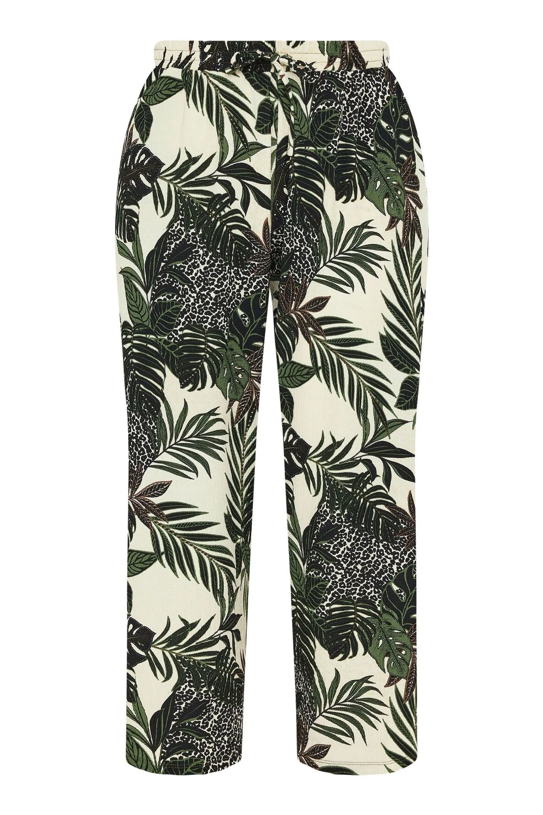 Nero Pantaloni in crêpe e jersey Evans    