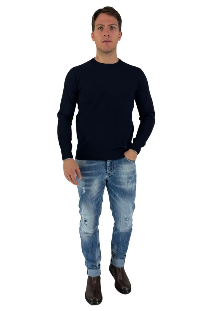 Nerovago maglia girocollo basica 732001