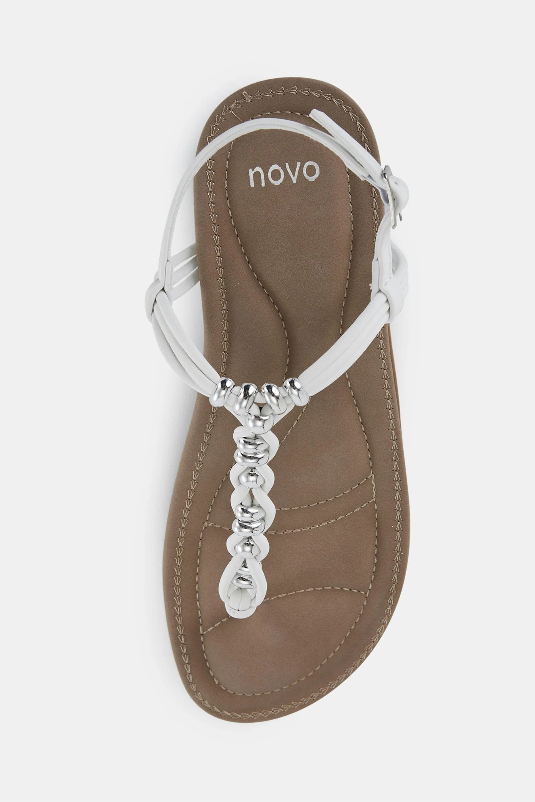 Novo - Tara - Sandali infradito con perline