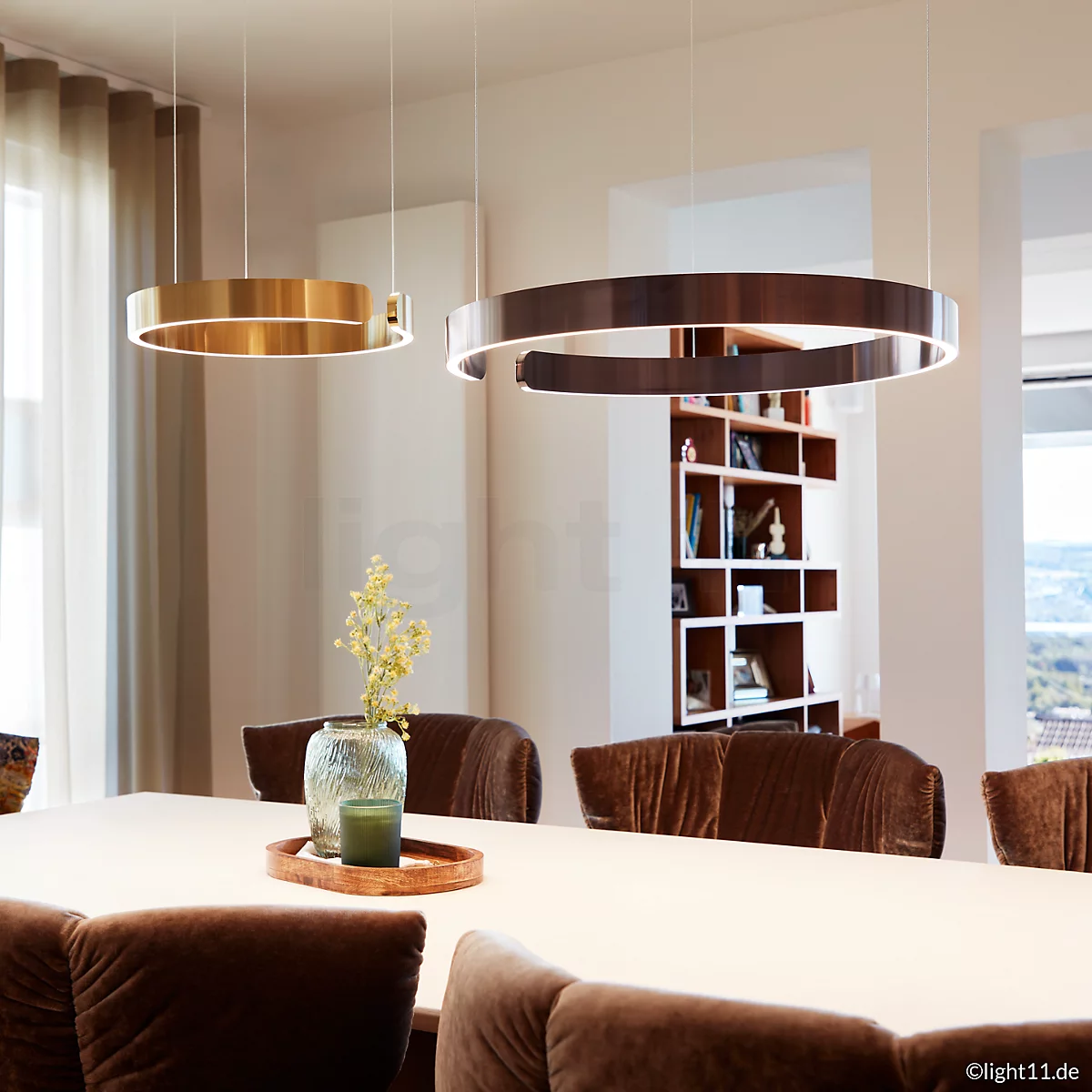 Occhio Mito Sospeso Due 60 Variabel Wide Lampada a sospensione LED