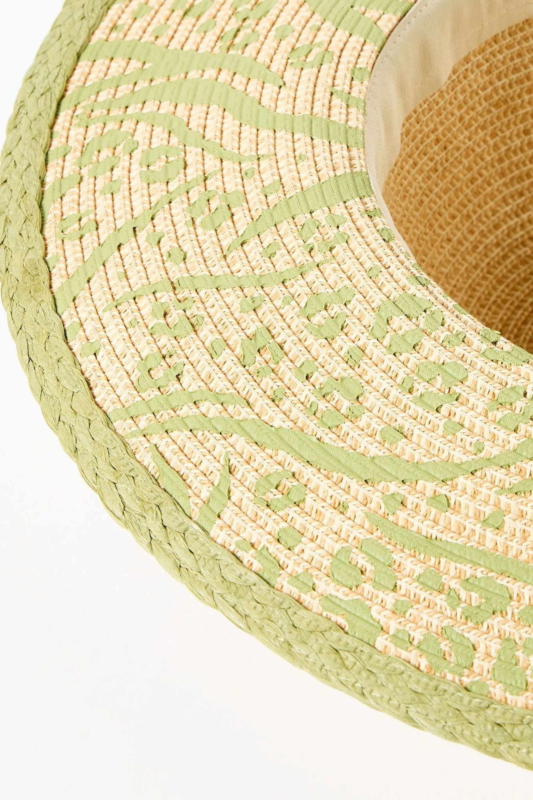 Oliver Bonas Animal Stampa - Cappello di paglia floscio