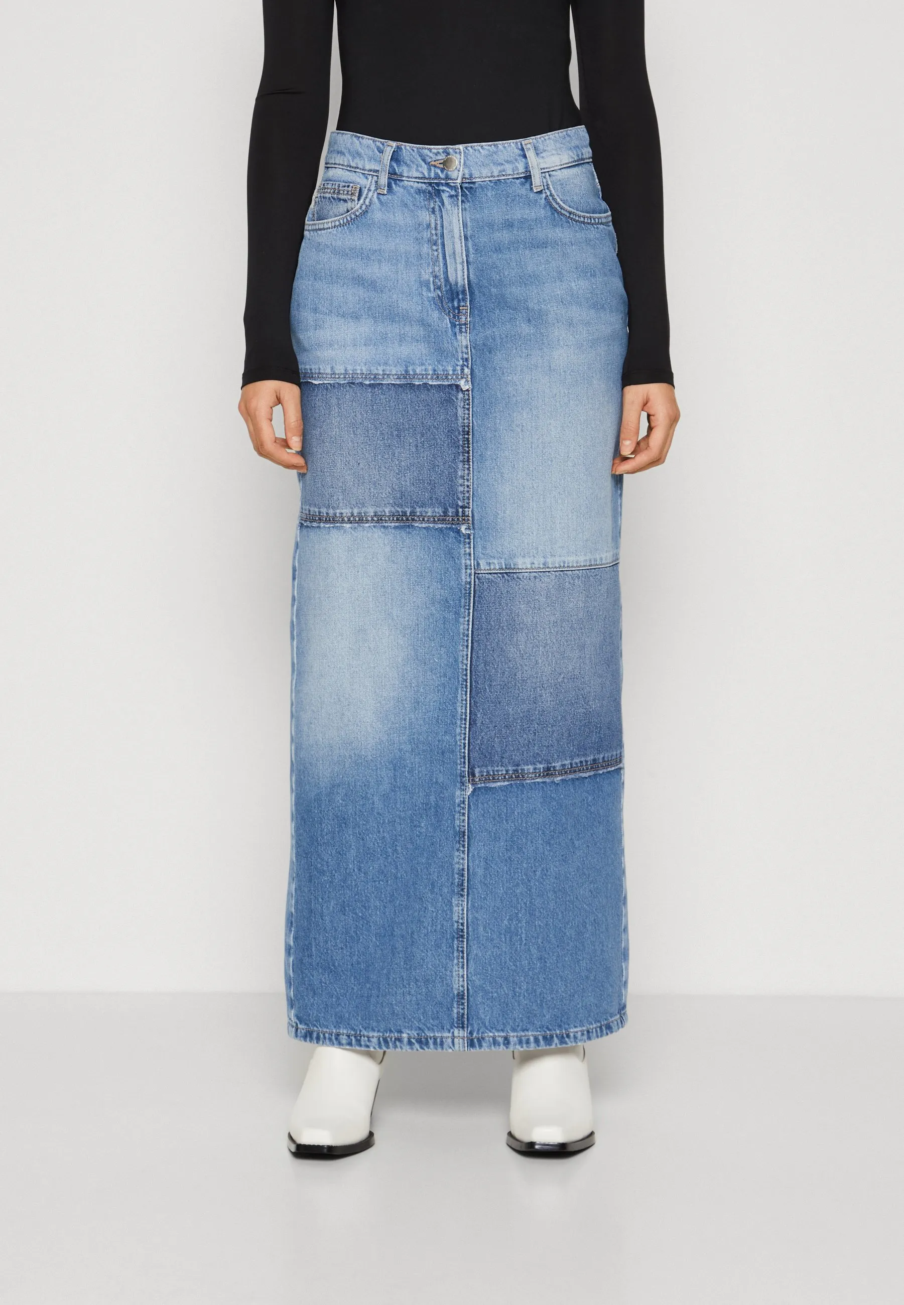 ONLCLOUD REWORK SKIRT - Gonna di jeans