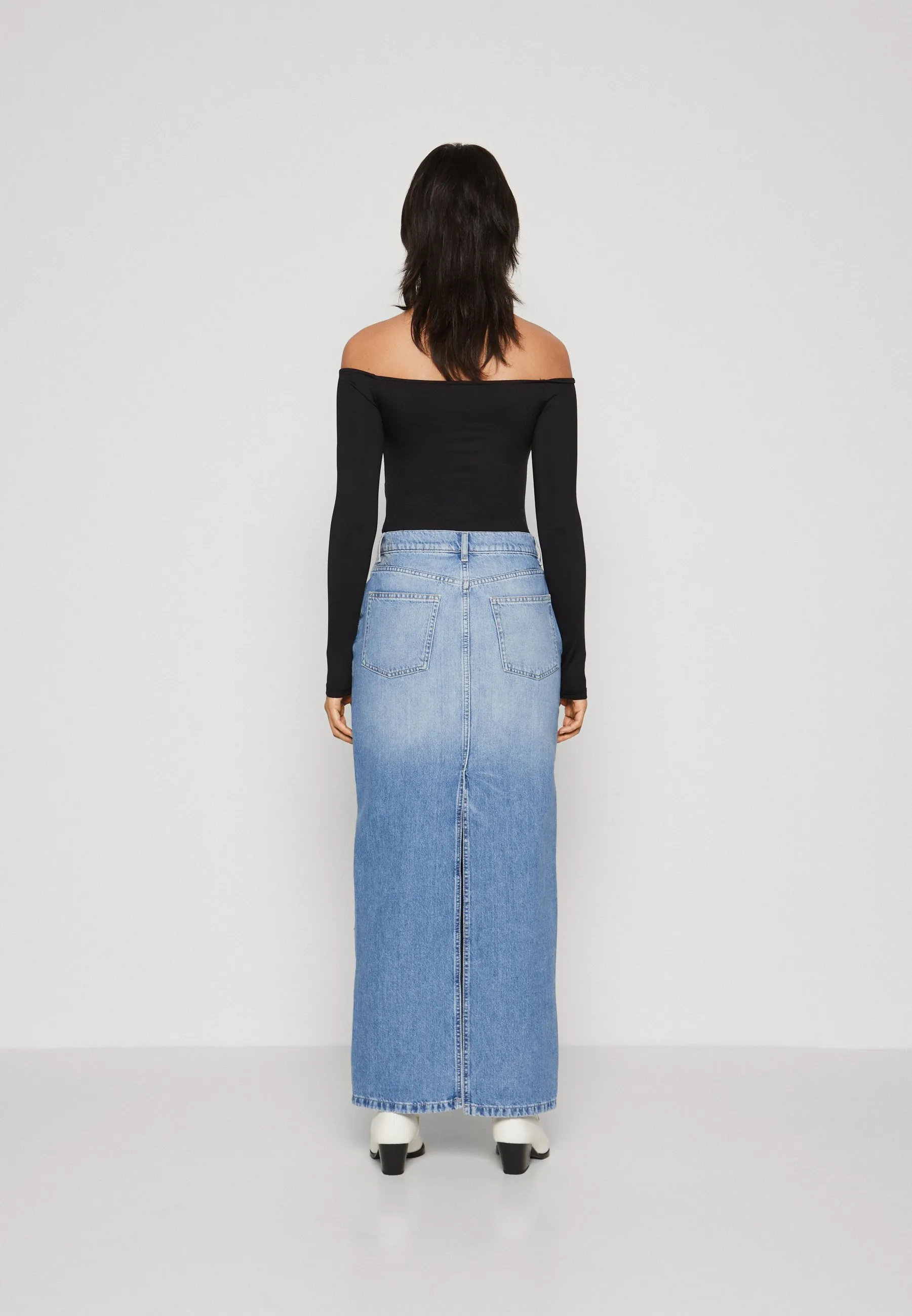 ONLCLOUD REWORK SKIRT - Gonna di jeans
