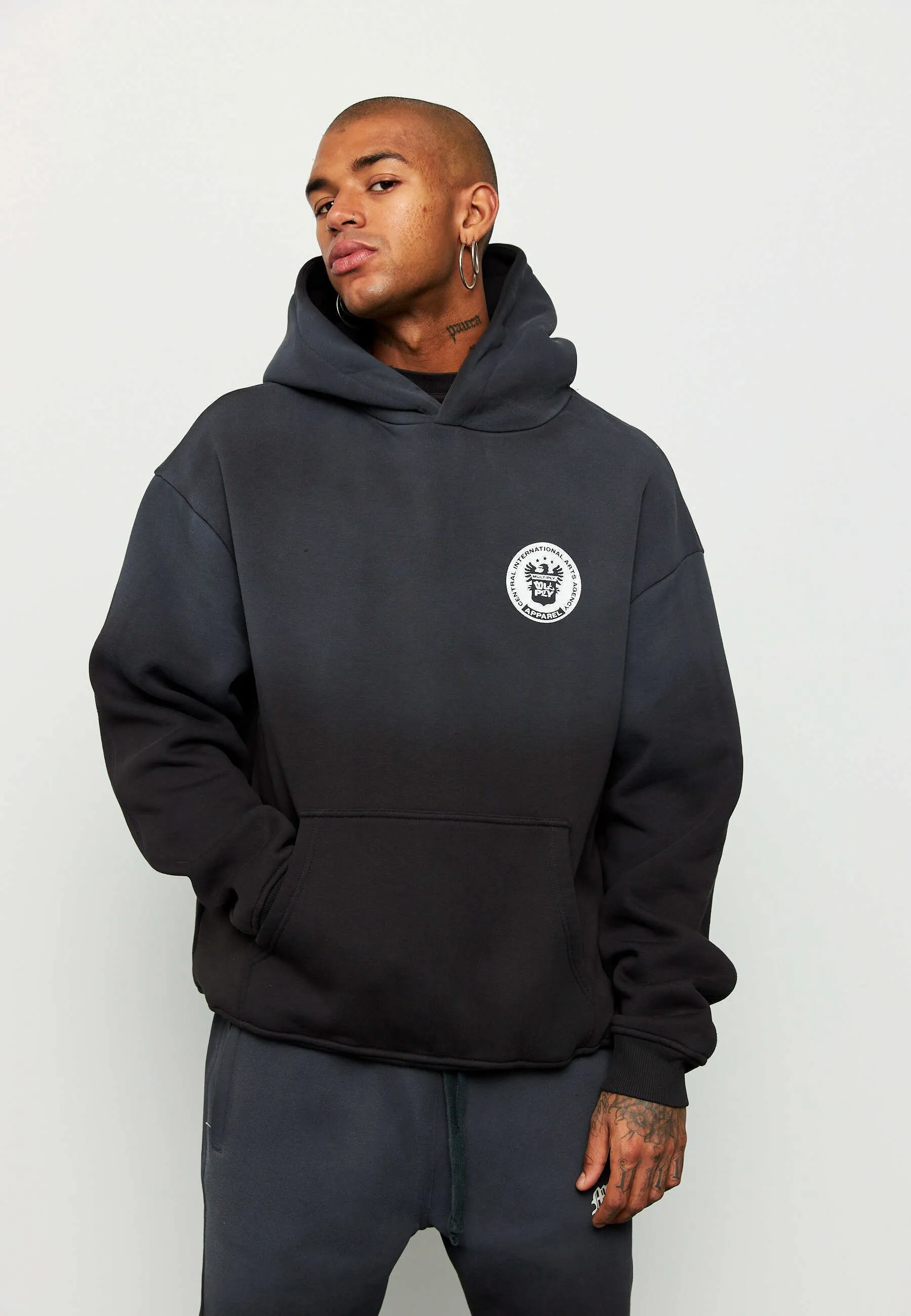 OVERSIZE SUSPICIOUS - Felpa con cappuccio