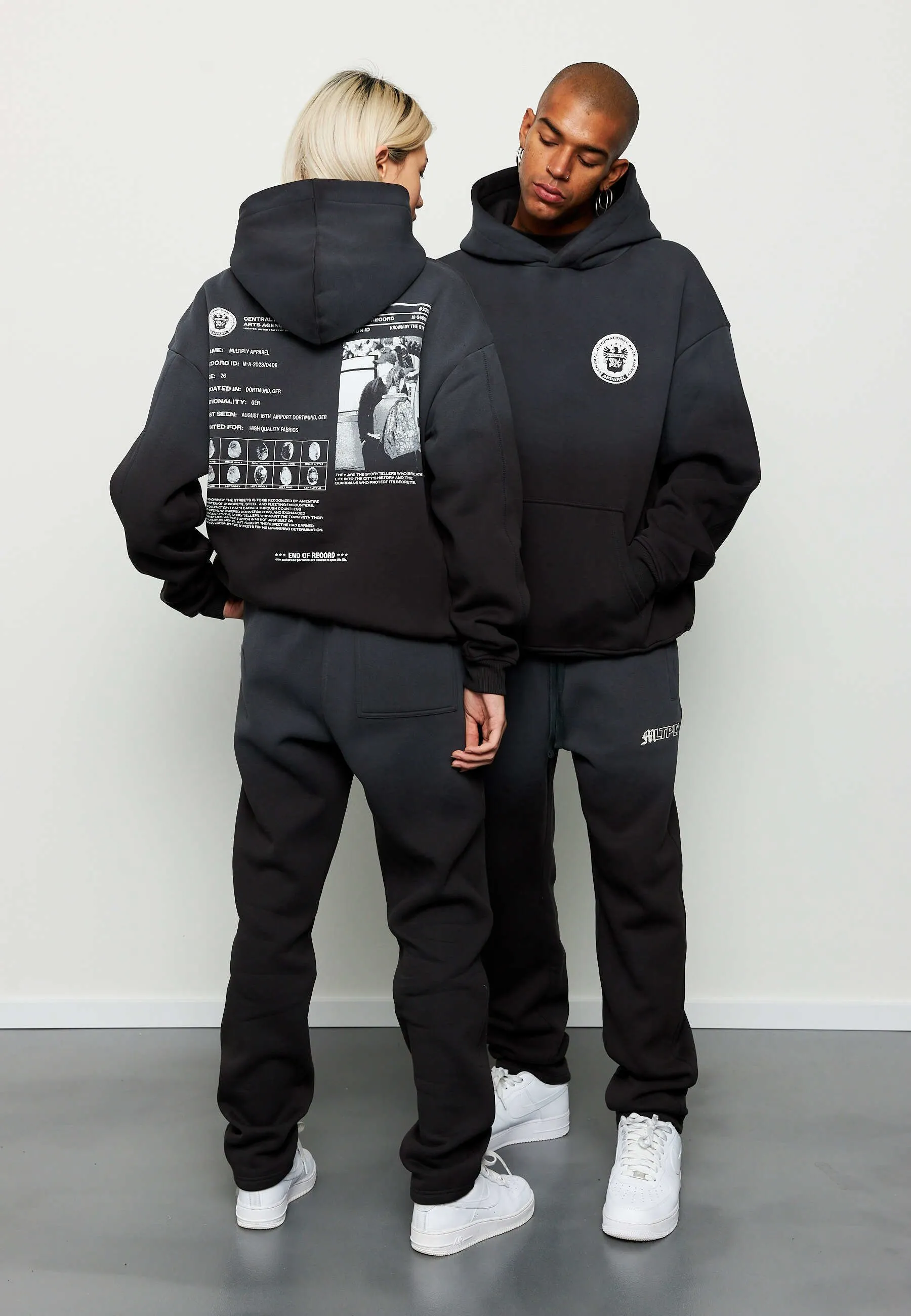 OVERSIZE SUSPICIOUS - Felpa con cappuccio