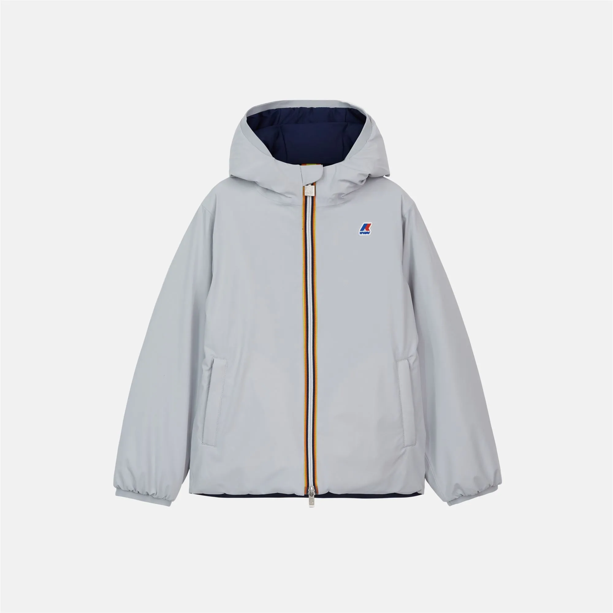 P. JACQUES WARM REVERSIBLE GREY LT-BLUE MEDIEVAL