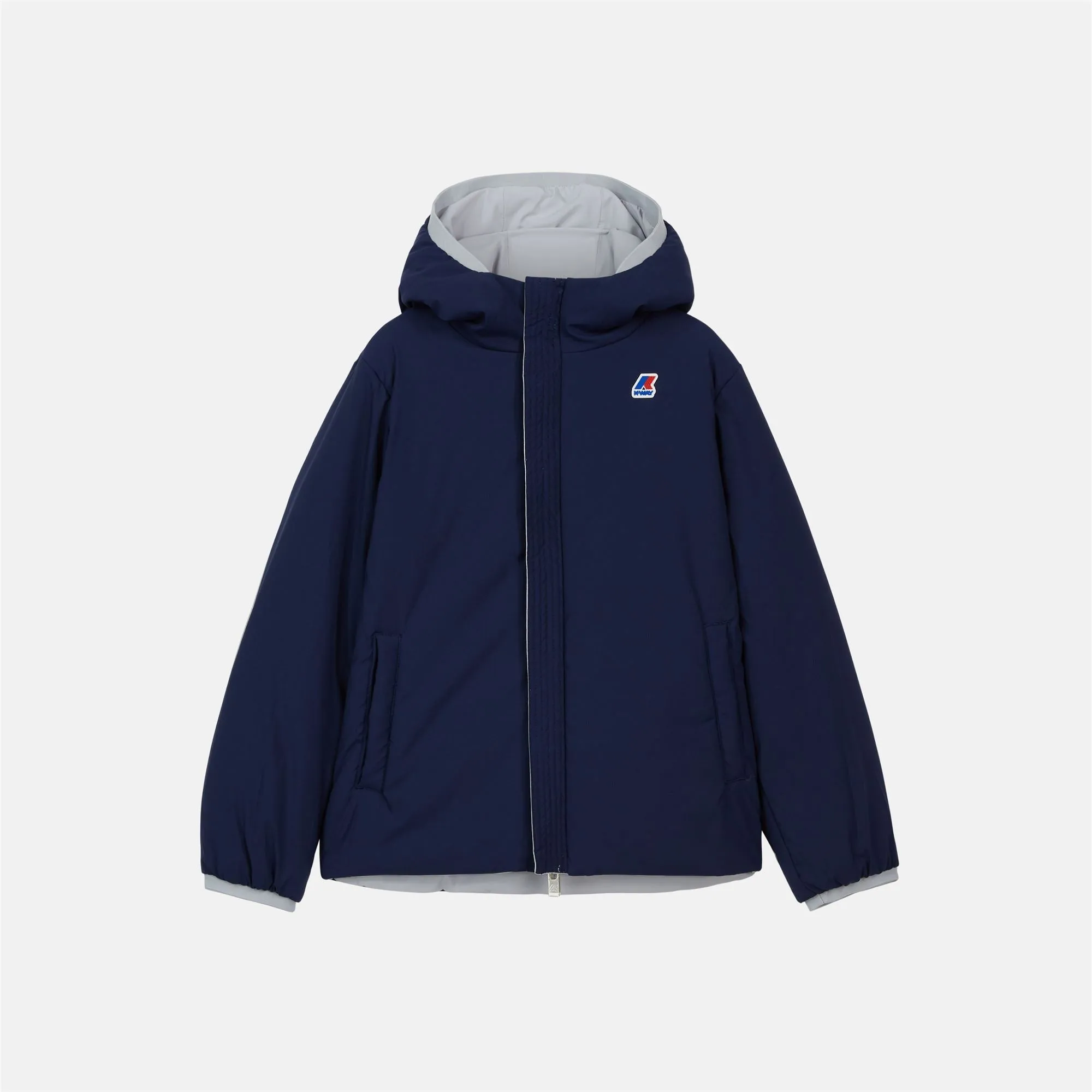 P. JACQUES WARM REVERSIBLE GREY LT-BLUE MEDIEVAL