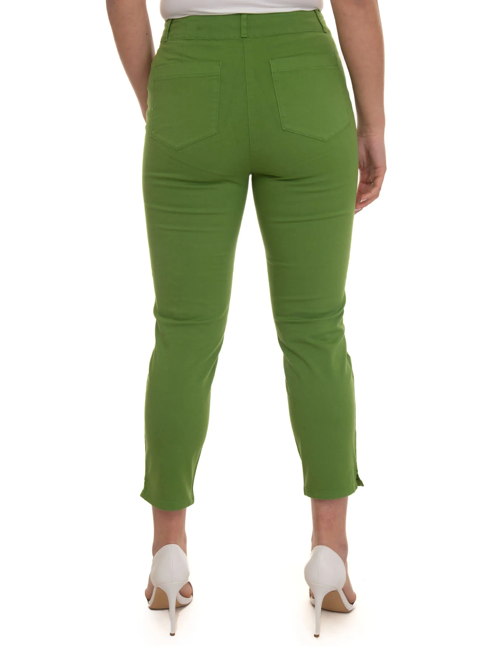 Pantalone 5 tasche SUONO Verde Pennyblack Donna