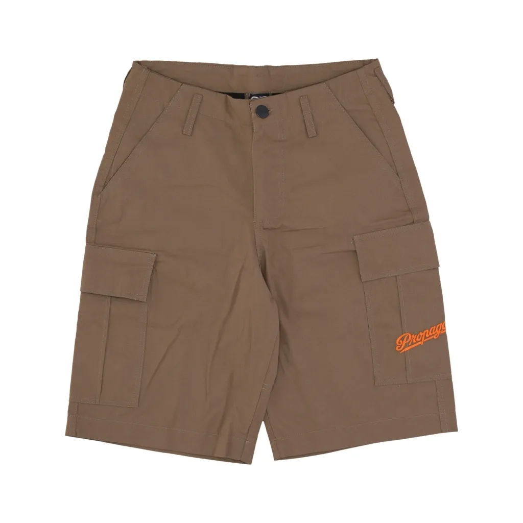 pantalone corto uomo cargo shorts BROWN
