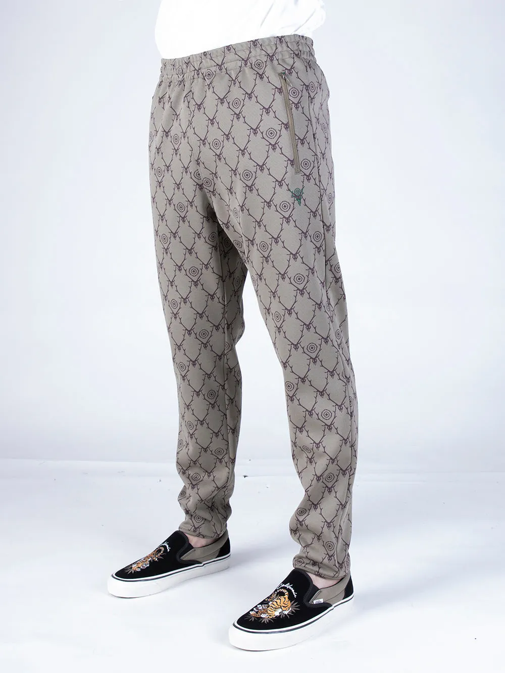 Pantaloni Poly Jaquard