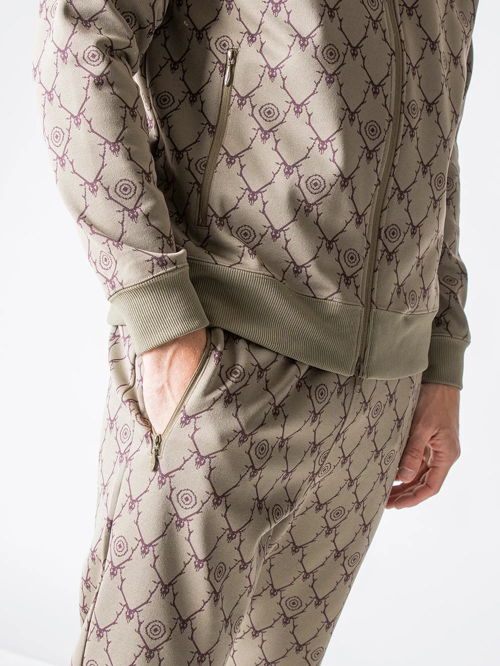 Pantaloni Poly Jaquard