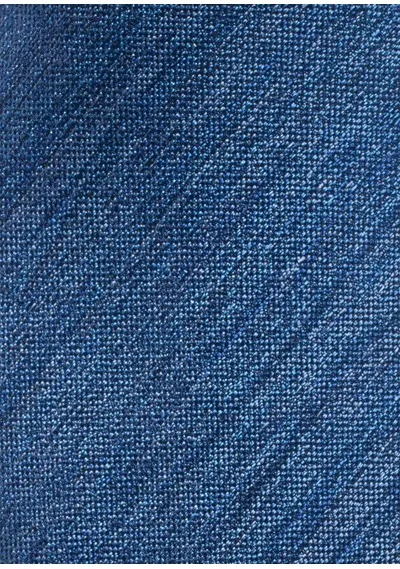 Papillon da uomo in acciaio blu maculato
