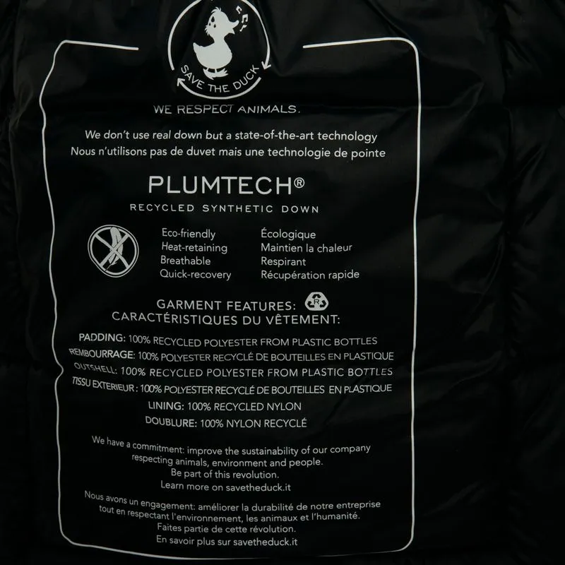 Parka invernale blu con imbottitura in Plumtech 