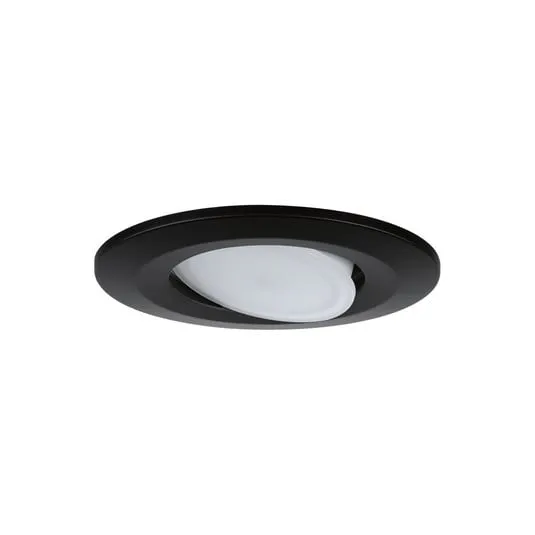 Paulmann Calla, nera orientabile 4.000K non dimmerabile 10s