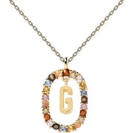 PDPAOLA Collana donna gioielli PDPaola New Letters CO01-266-U