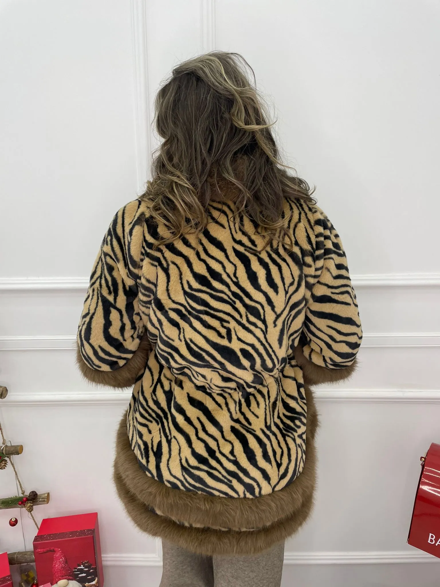Pelliccia eco fantasia animalier