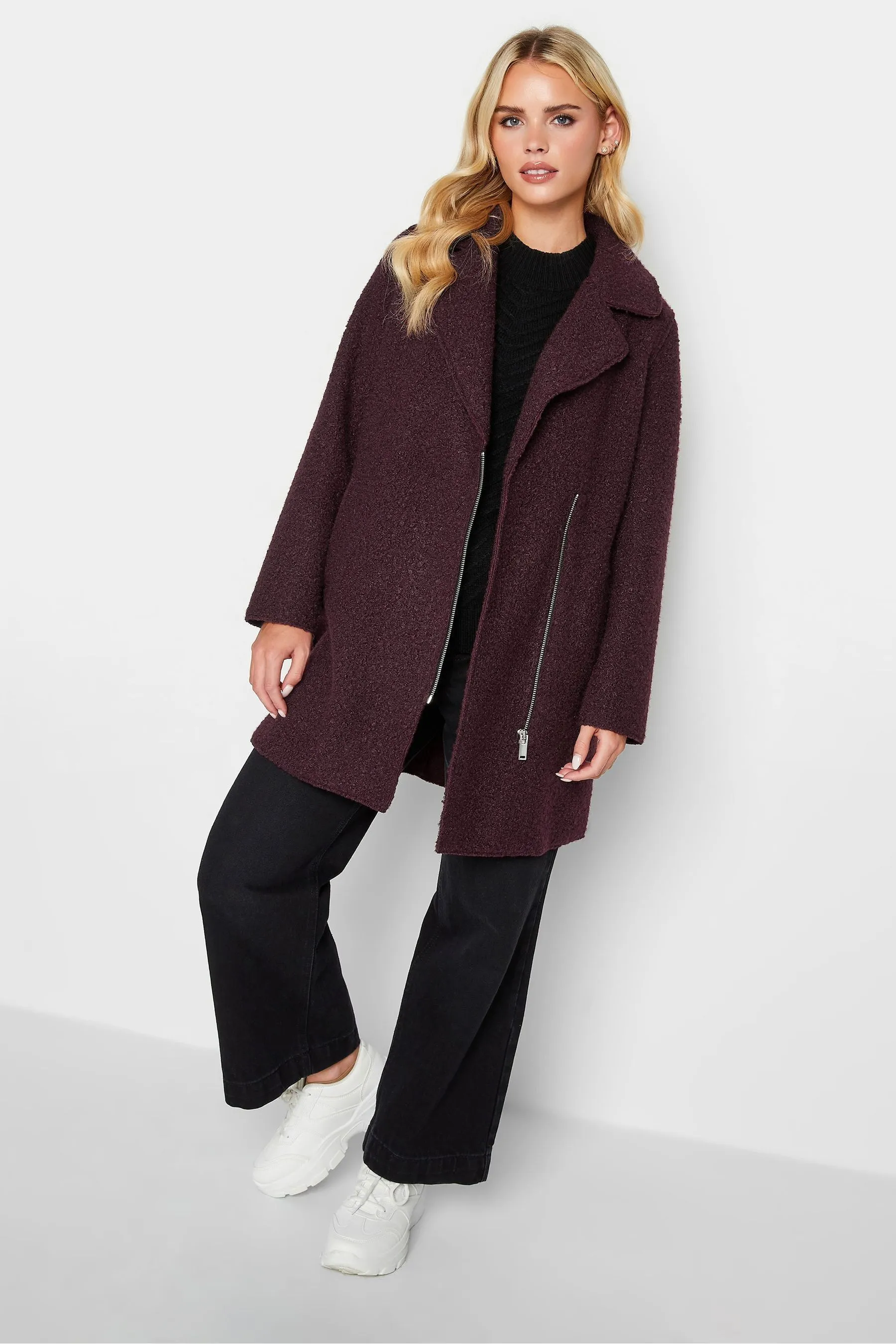 PixieGirl Petite - Cappotto stile motociclista