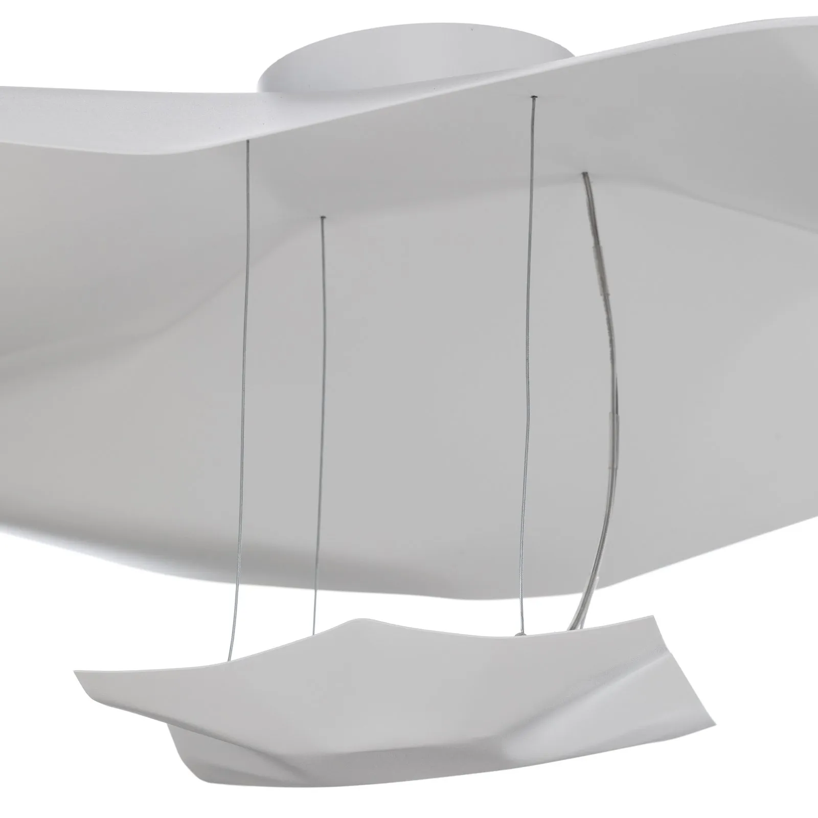 Plafoniera bianca Crash 75 cm