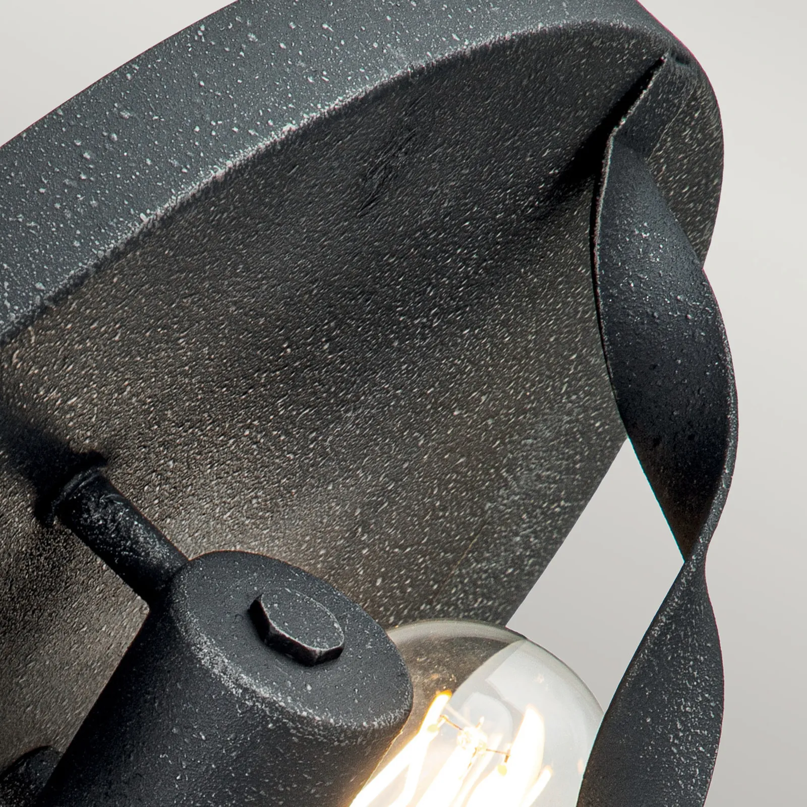 Plafoniera Bradbury, 2 luci, grigio