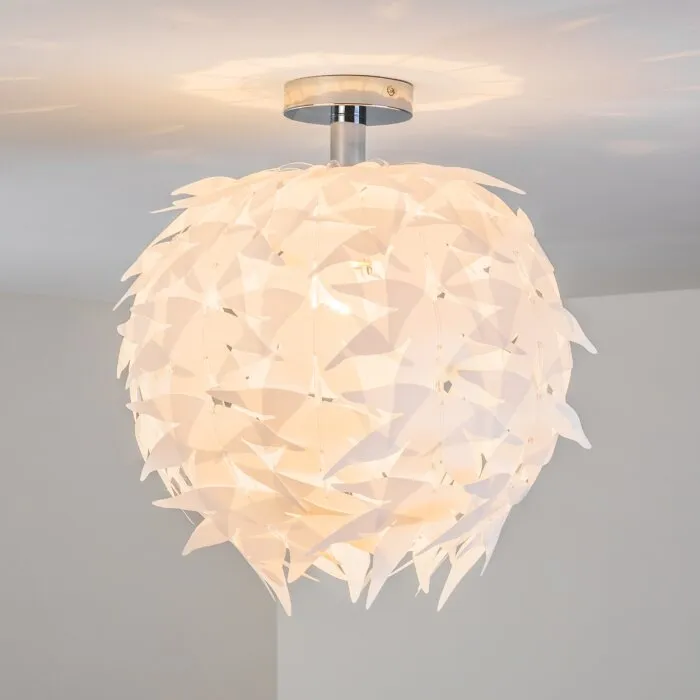 Plafoniera Dokkas Cromo, 1-Luce