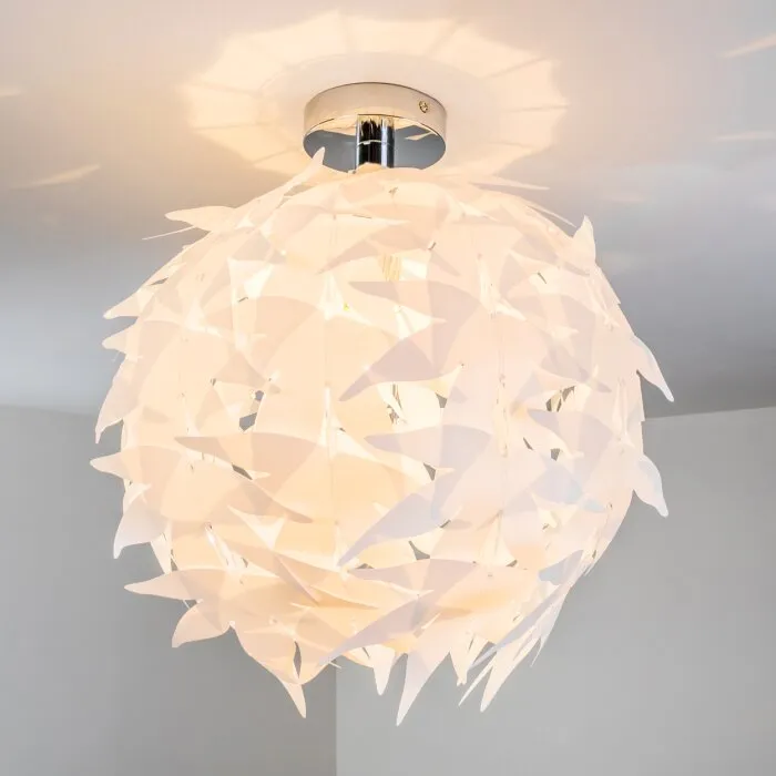 Plafoniera Dokkas Cromo, 1-Luce