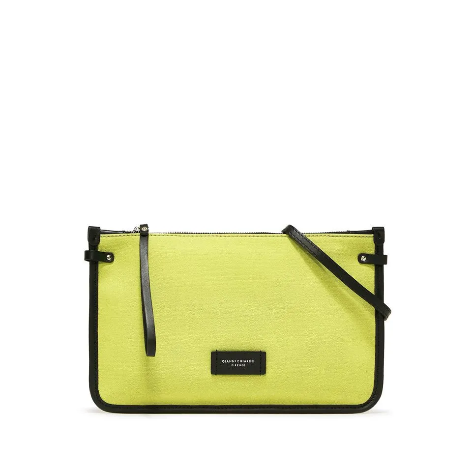 POCHETTE GIALLA IN CANVAS