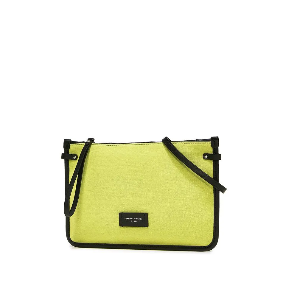 POCHETTE GIALLA IN CANVAS