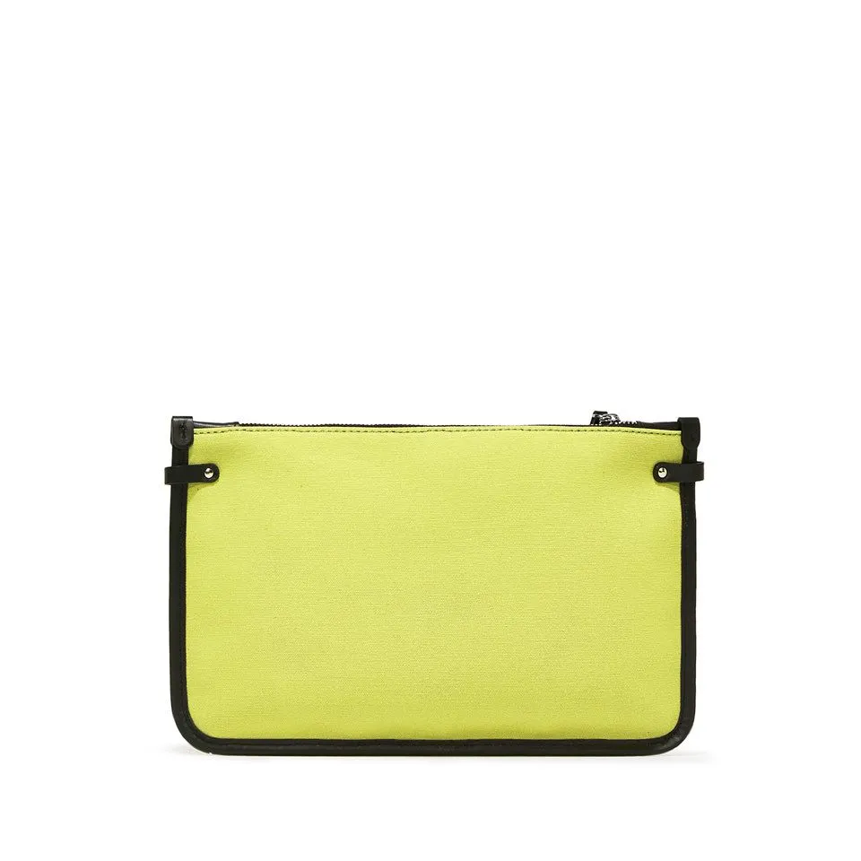 POCHETTE GIALLA IN CANVAS