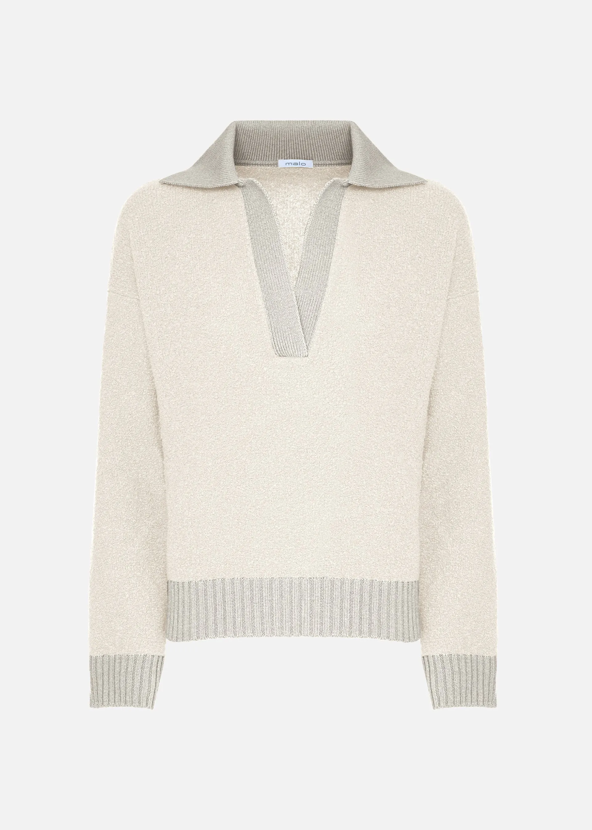 Polo in misto cashmere