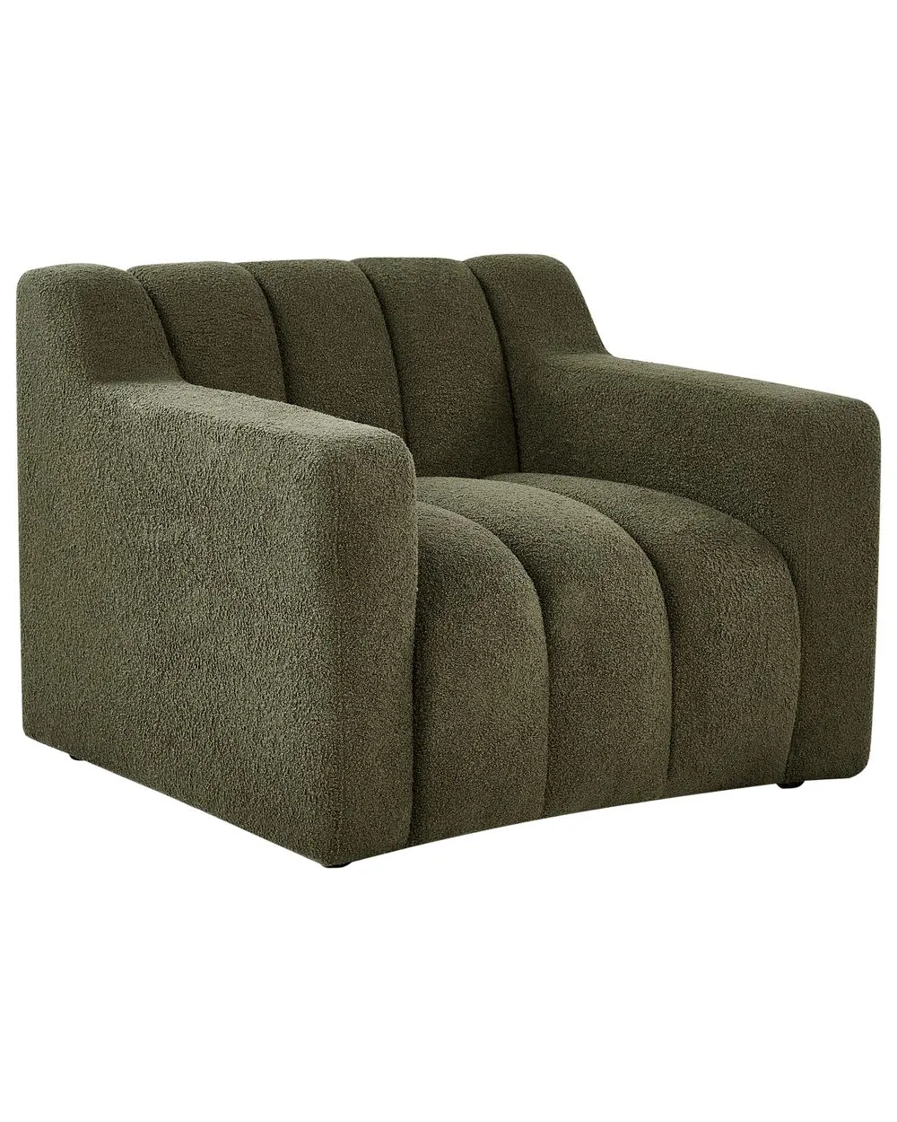Poltrona AGERUP Bouclé Verde scuro