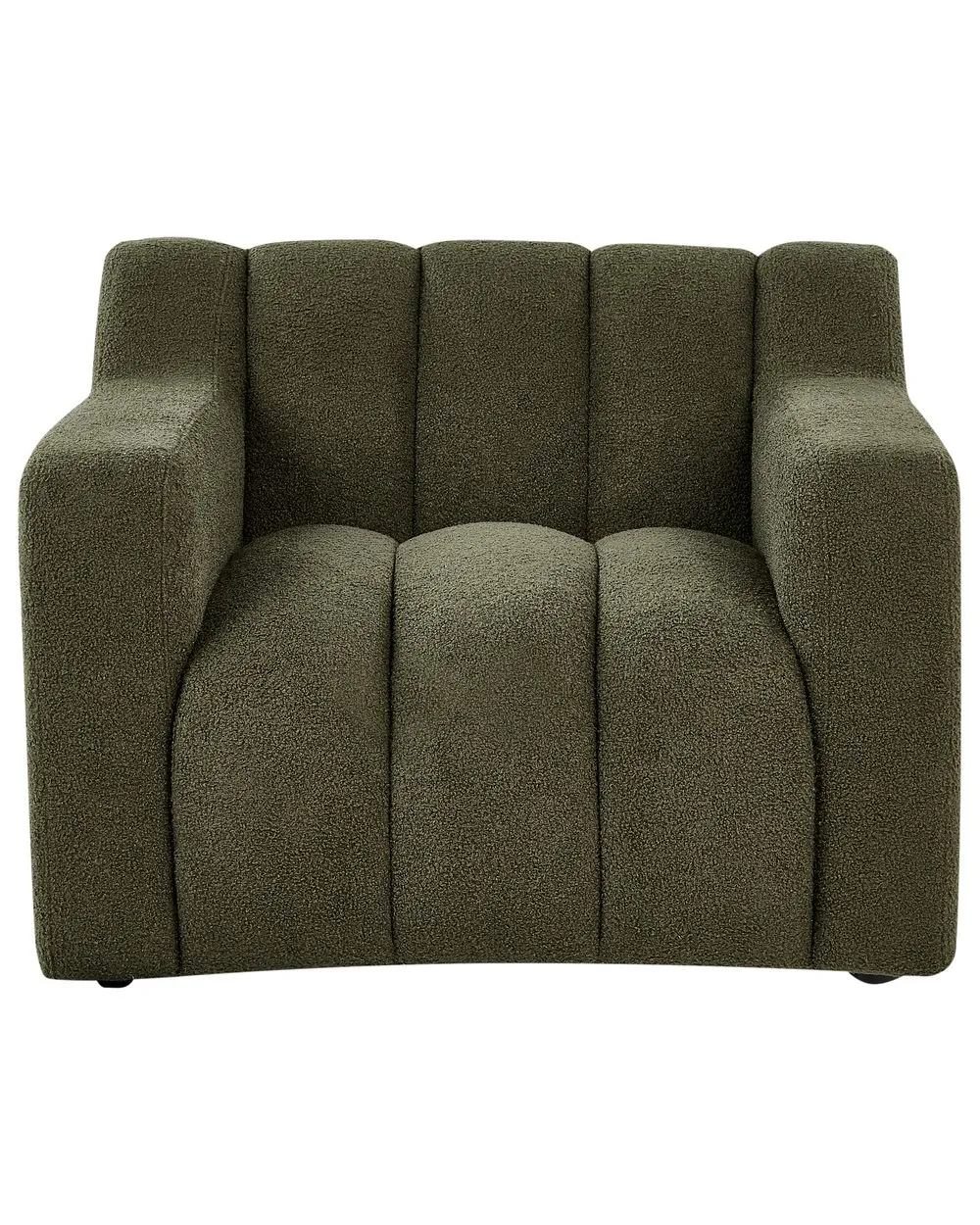 Poltrona AGERUP Bouclé Verde scuro