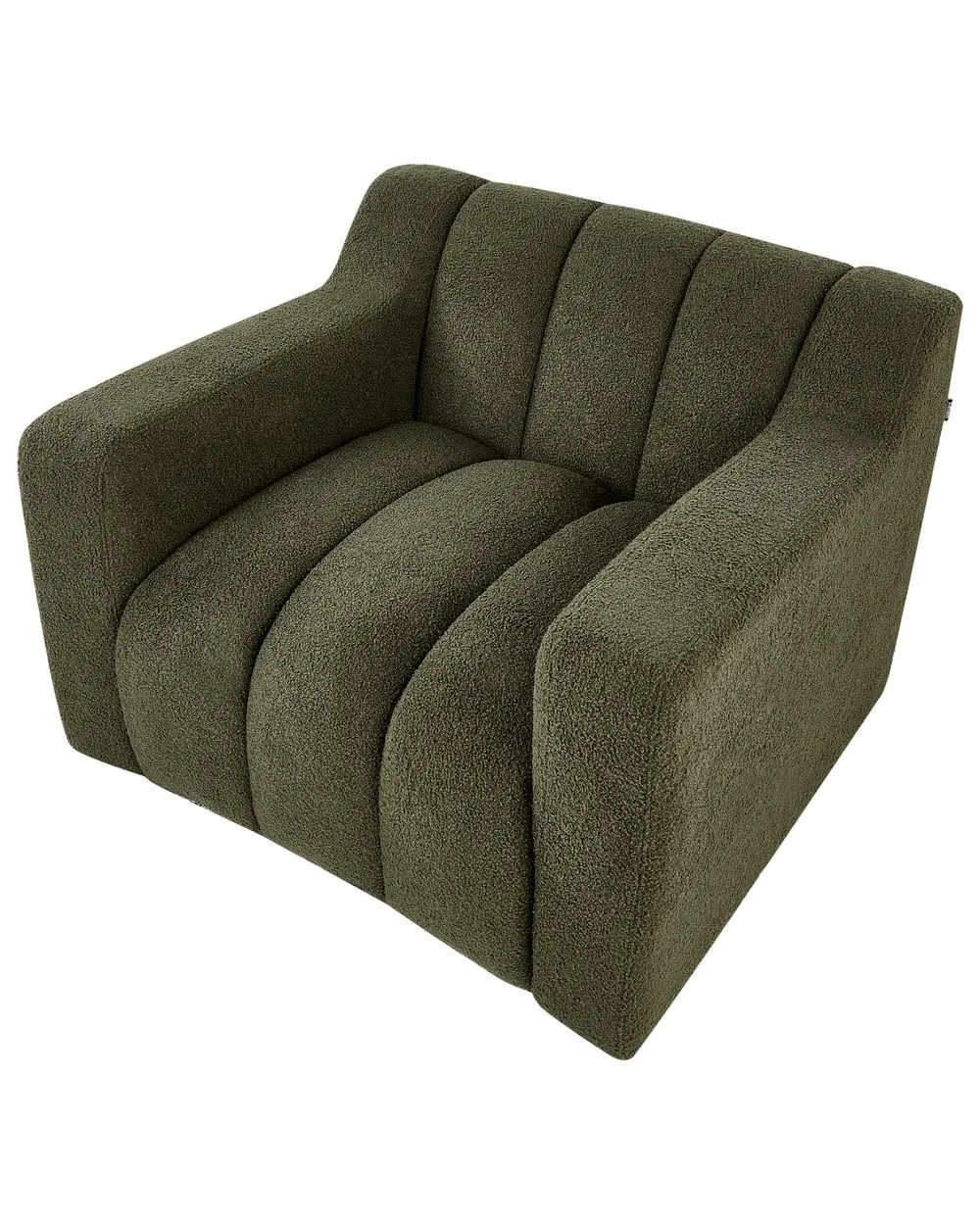 Poltrona AGERUP Bouclé Verde scuro