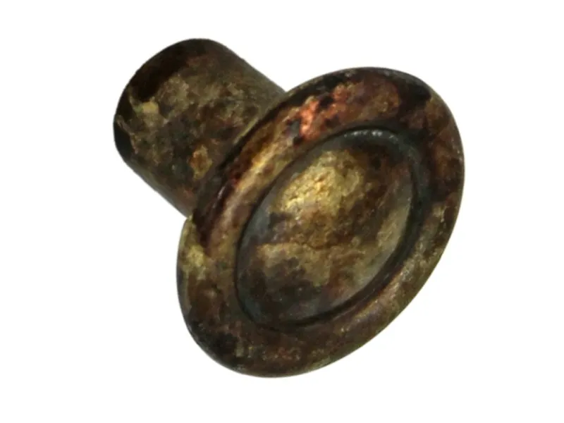 Pomolo rotondo per mobile 20 mm x 20 mm x 20 mm bronzato anticato