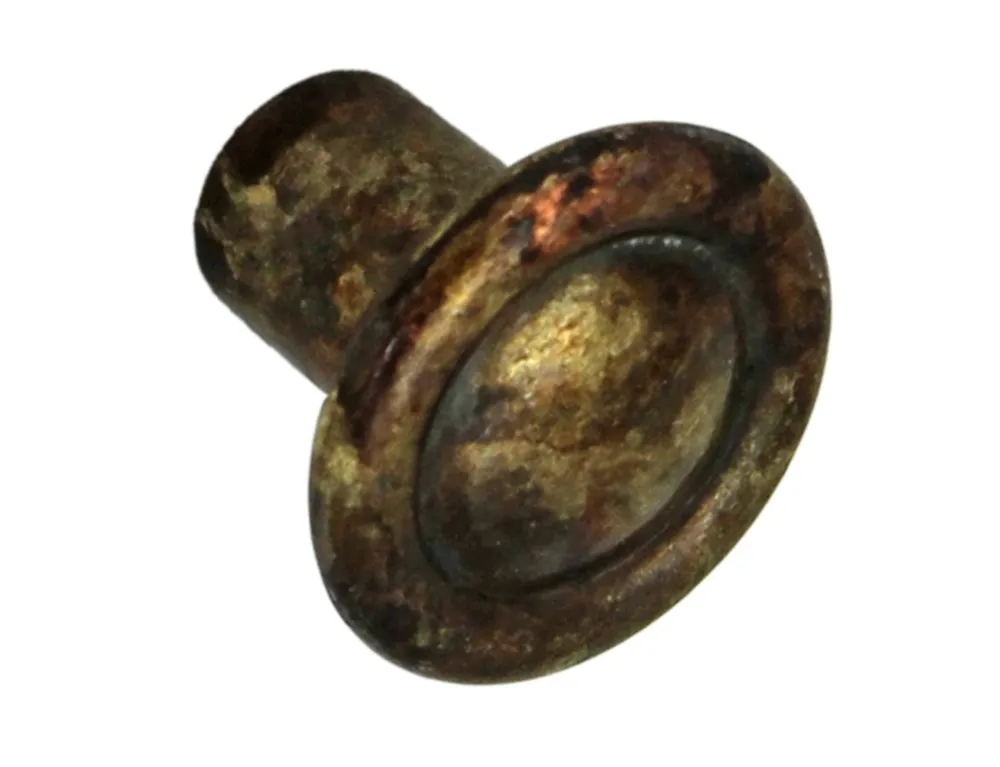 Pomolo rotondo per mobile 20 mm x 20 mm x 20 mm bronzato anticato