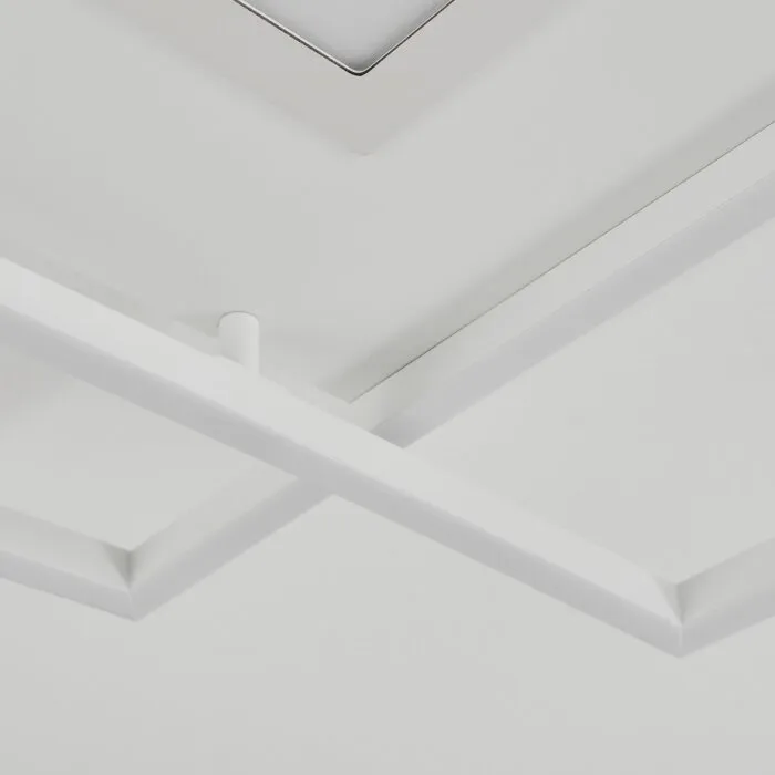 Popoy Plafoniera LED Bianco, 1-Luce, Telecomando