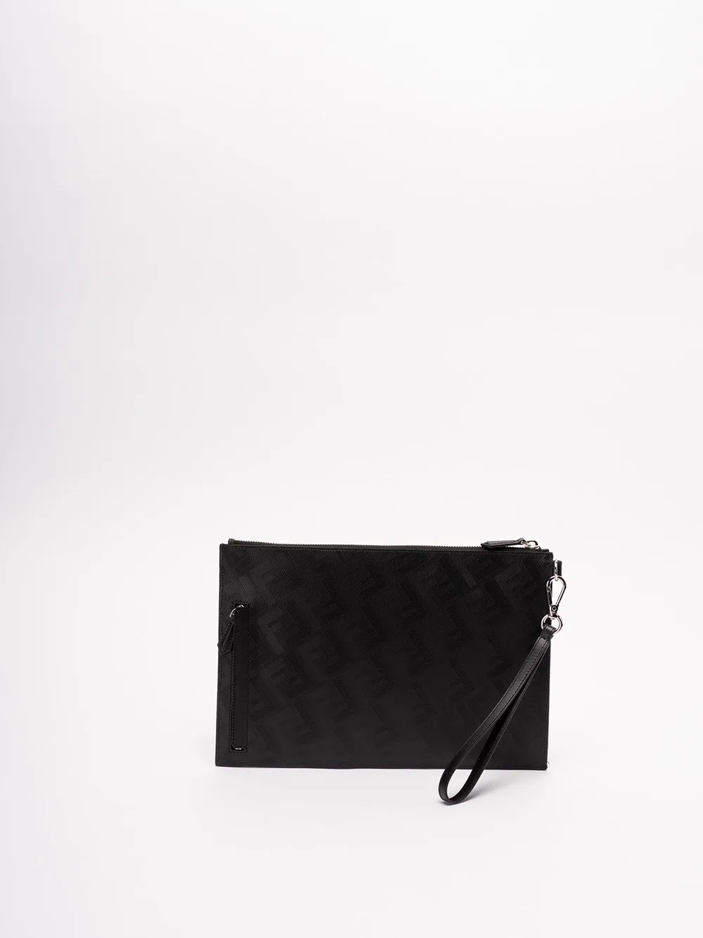 Pouch piatta in pelle 'FF'