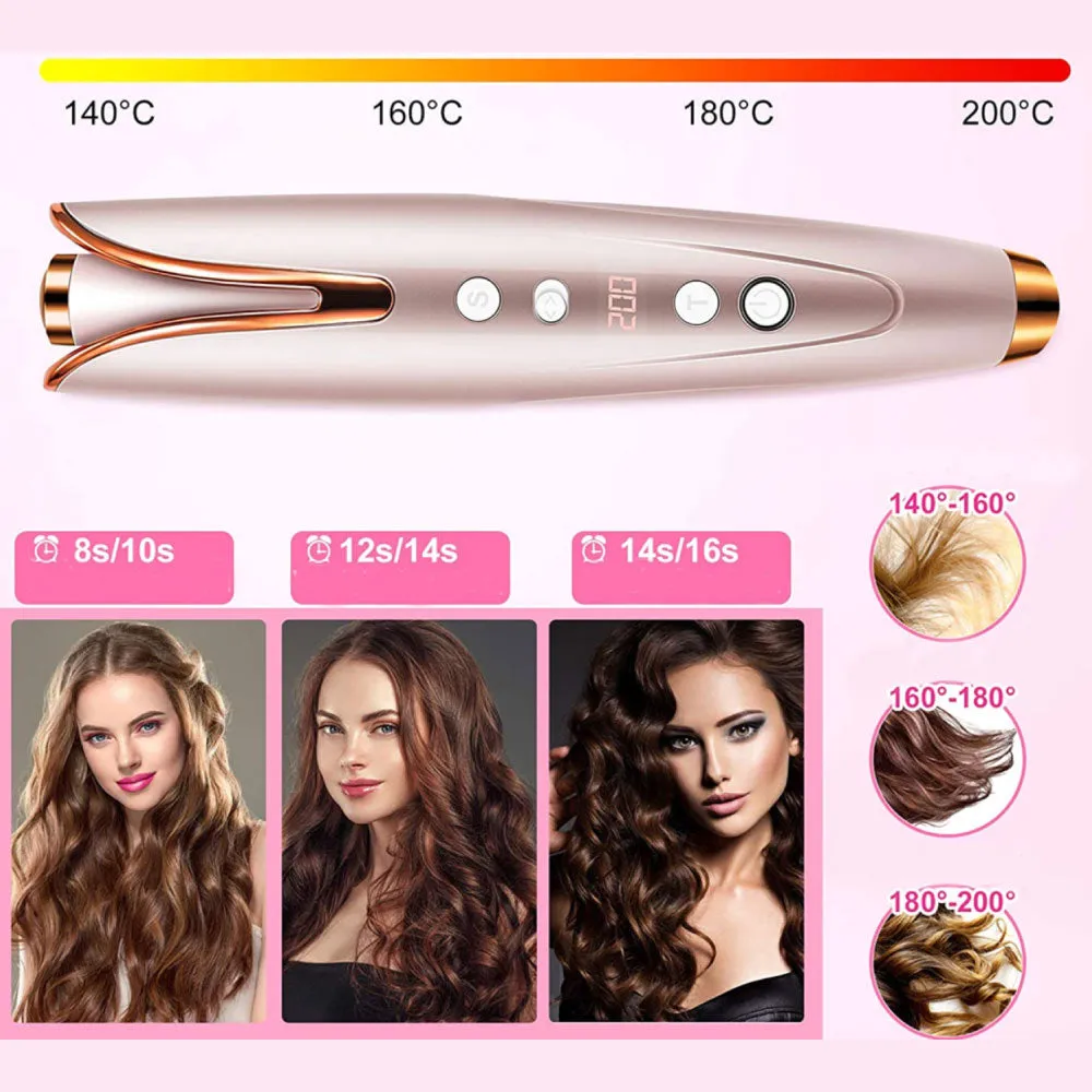 Power Curly ferro arricciacapelli automatico senza fili 50W