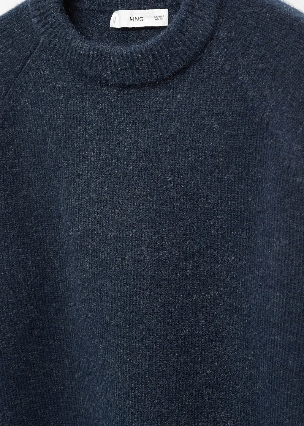 Pullover maglia cotone lino collo stondato