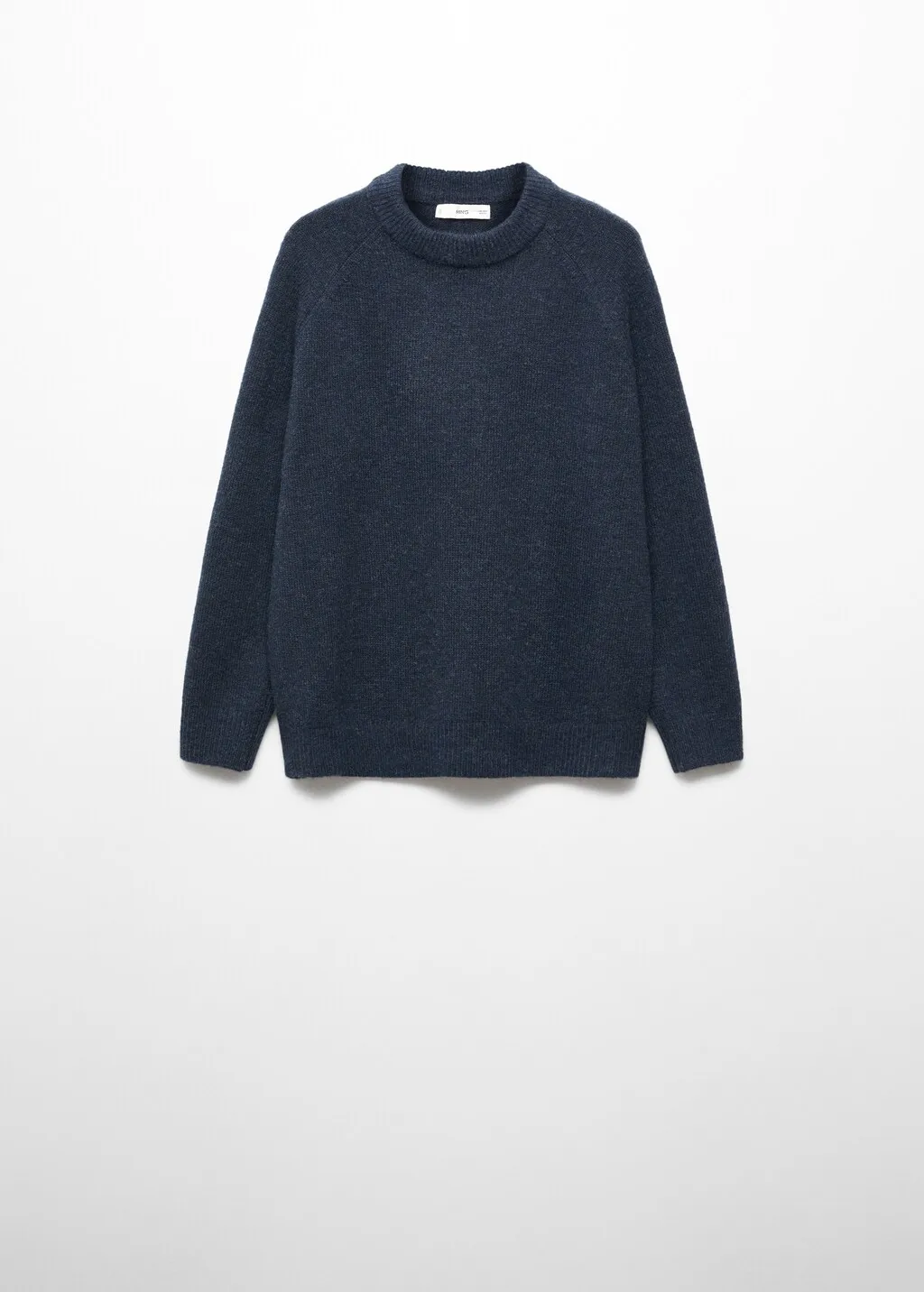Pullover maglia cotone lino collo stondato