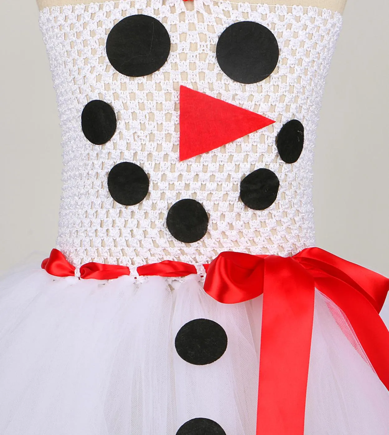 Pupazzo di neve Olaf Abito tutu per neonate Costume natalizio per bambini Abiti da principessa di Natale Bambini Abito in tulle