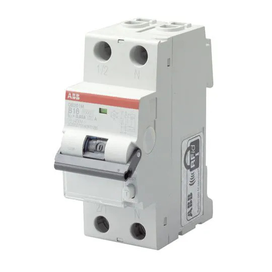 RCBO ABB 471023, 1P+N, 16A, sensibilità 300mA, Montaggio Guida DIN
