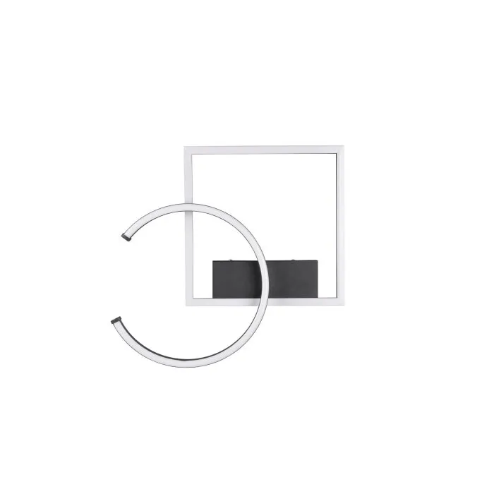 Reality Pivot Plafoniera LED Nero, 1-Luce
