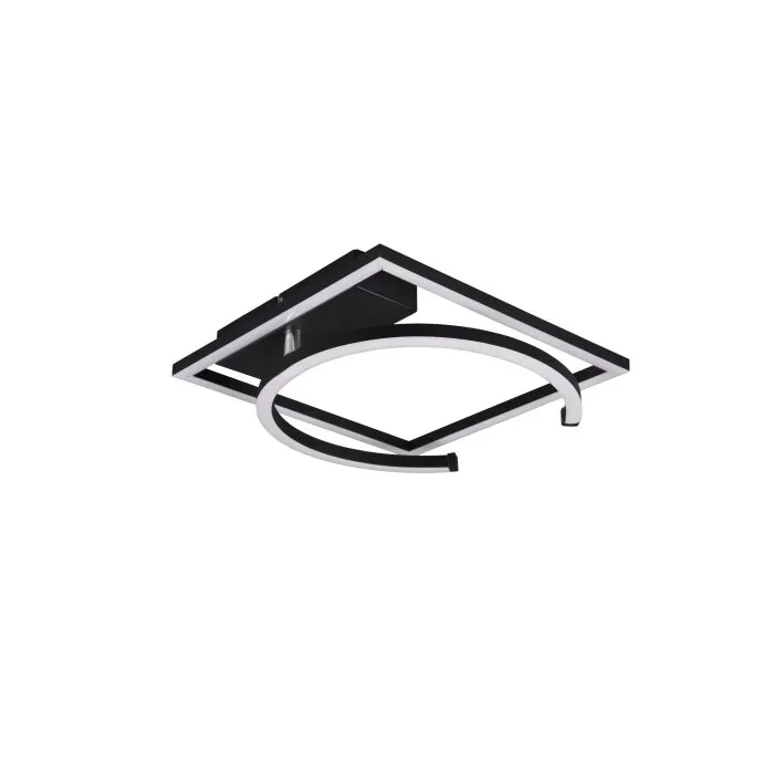 Reality Pivot Plafoniera LED Nero, 1-Luce