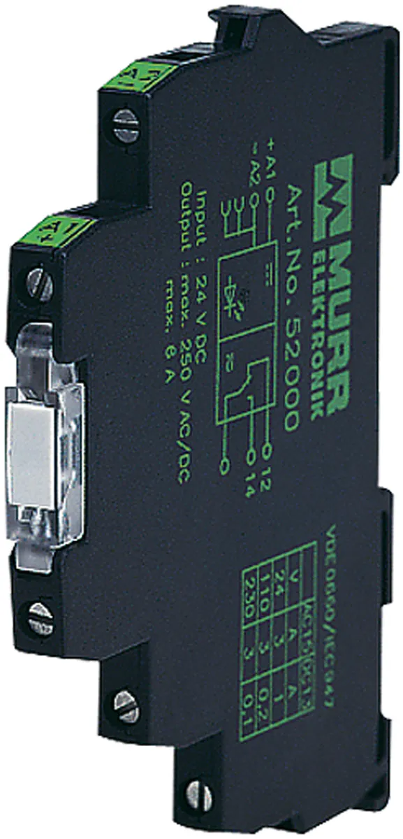 Relè d'interfaccia Murrelektronik Limited, bobina 24V cc, Guida DIN, contatti SPDT