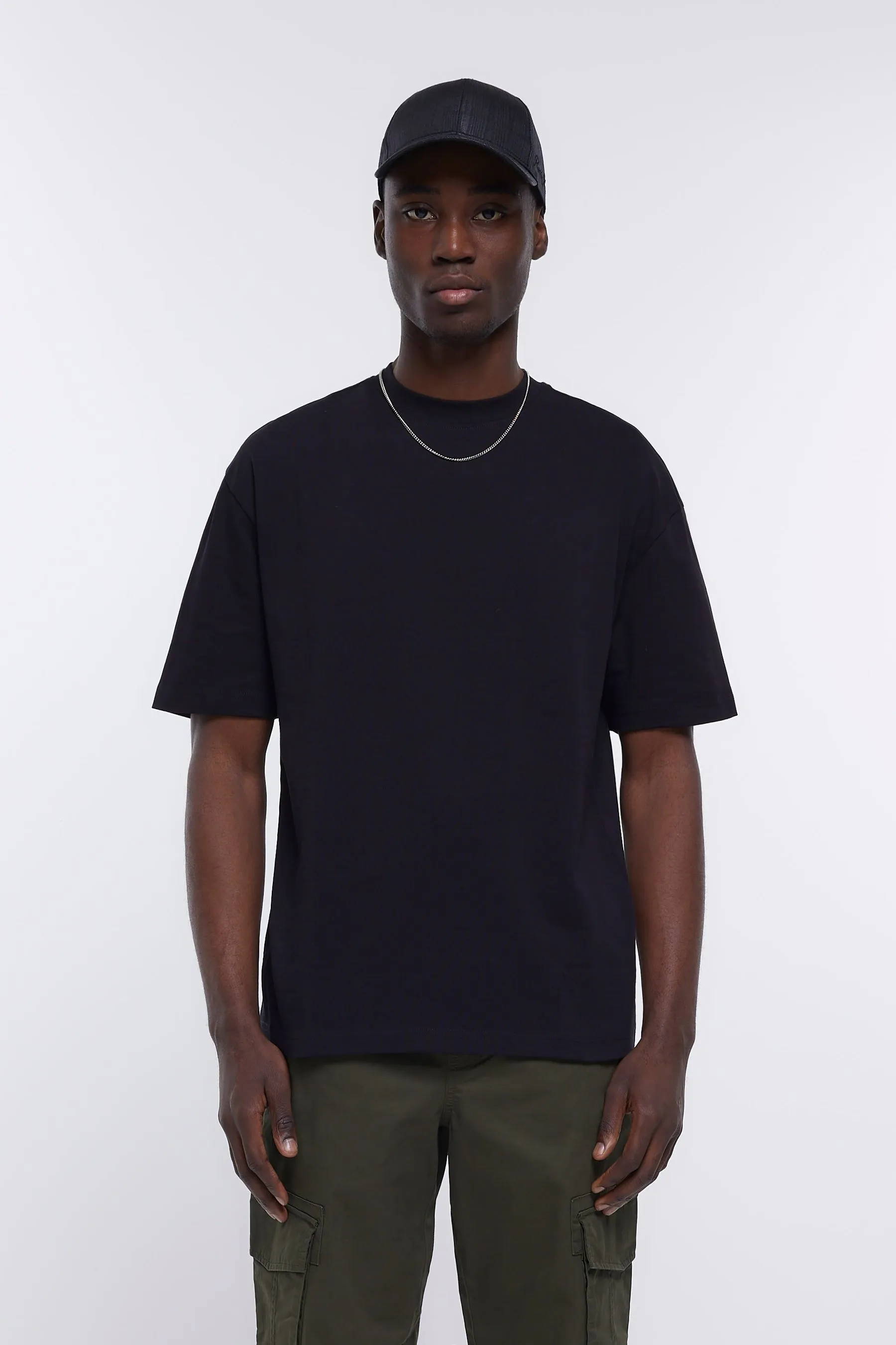 River Island Studio - T-shirt oversize pesante